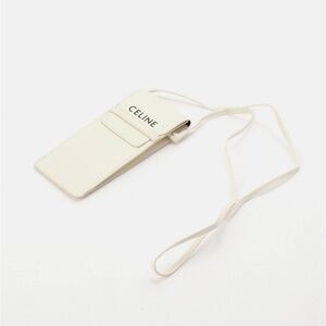 Celine Ivory crossbody pouch phone wallet sunglasses